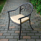 Outdoor Tables And Chairs Courtyard Cast Aluminum Outdoor Garden Outdoor European Leisure Iron Furniture Balcony Table And Chair Combination