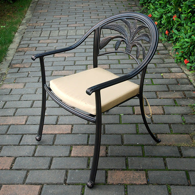 Outdoor Tables And Chairs Courtyard Cast Aluminum Outdoor Garden Outdoor European Leisure Iron Furniture Balcony Table And Chair Combination