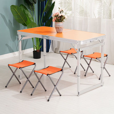 Outdoor Folding Table Stall Push Table Portable Square Dormitory Small Table Aluminum Alloy Portable Exhibition Table