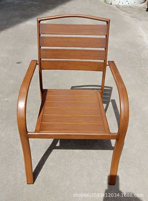 Outdoor Tables And Chairs Aluminum Alloy Plastic Wood Courtyard Balcony Restaurant Night Garden Waterproof Sunscreen Tables And Chairs Combination
