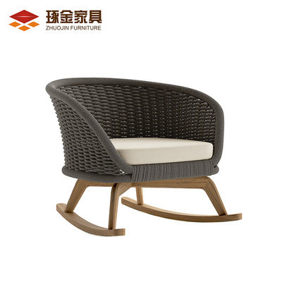 Outdoor Furniture Combination Nordic Rattan Art Sofa Outdoor Villa Courtyard Balcony Rattan Sofa Chair Combination