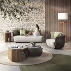 Nordic Outdoor Sofa Balcony Courtyard Rattan Chair Hotel Villa Leisure Rattan Sofa Chair Three Piece Rattan Sofa