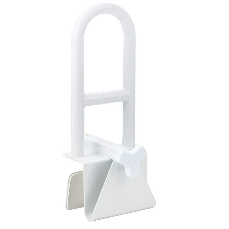The bathtub handrails are perforated free for the elderly, pregnant women and children. The bathtub is anti-skid and the safety handrails are used for getting up