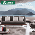 Outdoor Furniture Hand Woven Ribbon Sofa Outdoor Sofa Hotel Outdoor Leisure PVC Rope Sofa
