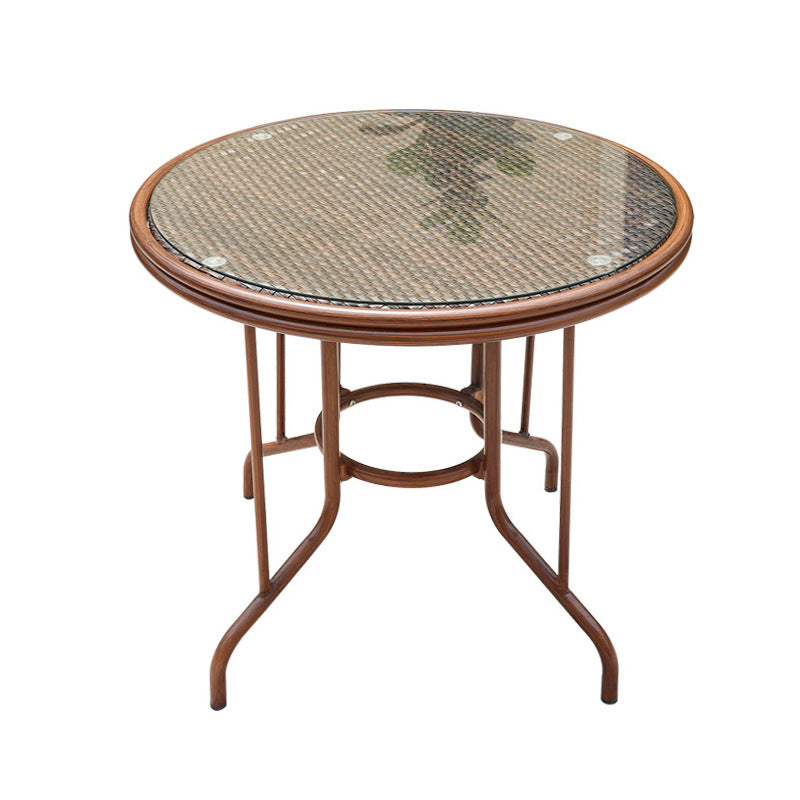 Outdoor Rattan Chair Balcony Table And Chair Set