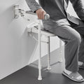 Bathroom seat folding stool, elderly toilet, toilet handrail, folding safety, anti-skid railing, bath stool