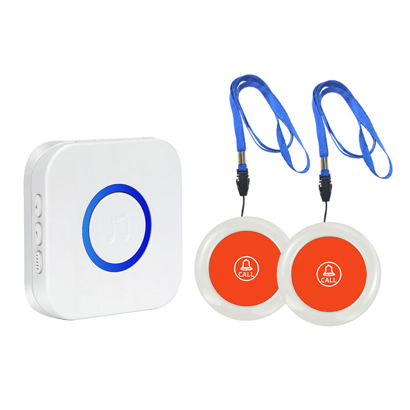 Cord type button elderly pager wireless remote help device patient care bell emergency call bell