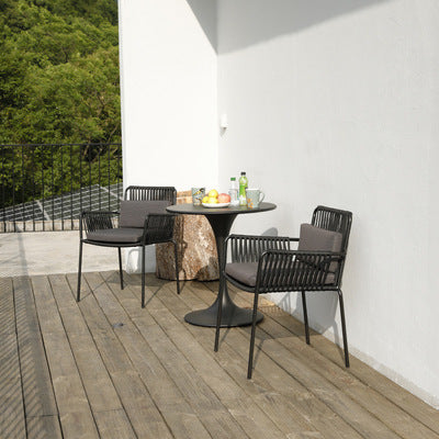 Balcony Table And Chair Villa Outdoor Leisure Rattan Table And Chair Pastoral Modern Rattan Chair Hotel Outdoor Rattan Tea Table And Chair