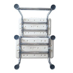 Elderly Bathing Chair Non slip Bathing Bathroom Toilet Small Bench Stepping Ottoman Walking Aid Arm Four corner Crutches