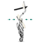 Folding elderly toilet chair wholesale bath chair toilet chair aluminum alloy mobile toilet chair