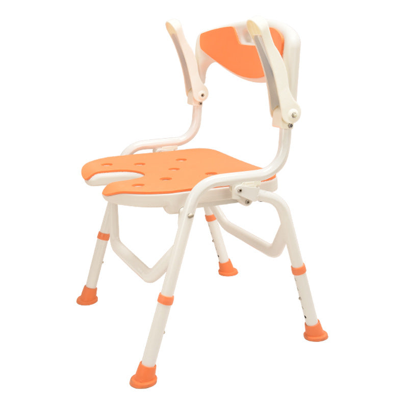 Folding chair aluminum alloy elderly bathroom bath chair Japanese bath chair elderly Japanese shower chair