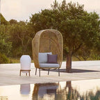Leisure Balcony Small Sofa Bird's Nest Landing Garden Villa Rattan Chair Lazy Bed Outdoor Indoor Resort Furniture