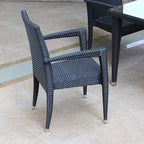 Rattan Chair Outdoor Table And Chair Combination Leisure Furniture Balcony Rattan Woven Outdoor Courtyard Seat Outdoor Five Piece Suit