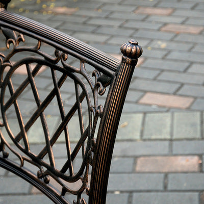 Outdoor Cast Aluminum Tables And Chairs Outdoor Courtyard Balcony Leisure Tables And Chairs Outdoor Courtyard Garden Villa Table And Chair Combination