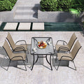 Outdoor Tables And Chairs Courtyard Outdoor Seats Garden Leisure Furniture Outdoor Balcony Teslin Waterproof External Swing Armchair