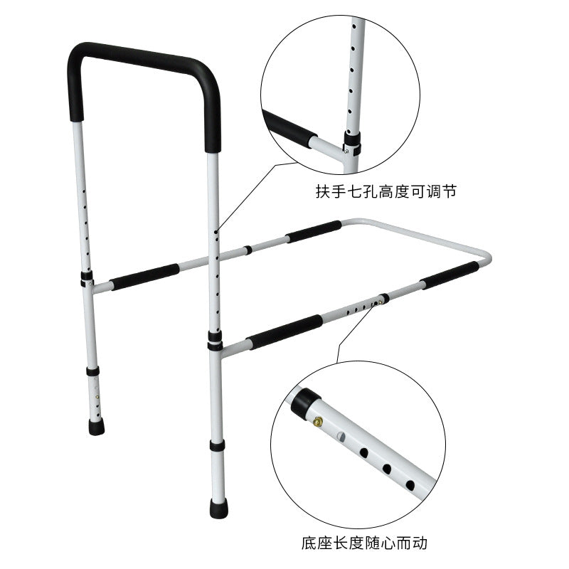 Beside the bed, aluminum alloy handrail frame, customized bed guardrail, guardrail, guardrail, bed guardrail, bedside handrail for the elderly