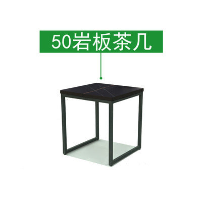 New Chinese Style Outdoor Sofa Simple Rattan Chair Aluminum Alloy Outdoor Rain Proof Balcony Courtyard Rattan Garden Tea Table