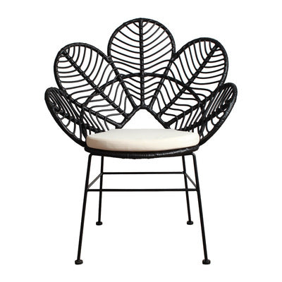 Outdoor Rattan Peacock Chair Modern Simple Courtyard Outdoor Leisure Rattan Chair Balcony Terrace Aluminum Alloy Balcony Chair
