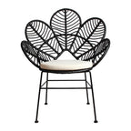 Outdoor Rattan Peacock Chair Modern Simple Courtyard Outdoor Leisure Rattan Chair Balcony Terrace Aluminum Alloy Balcony Chair