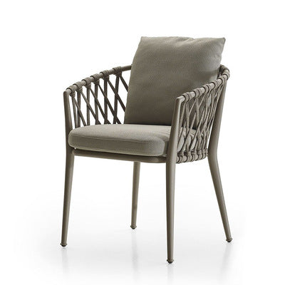 Outdoor Dining Leisure Outdoor Rattan Long Table And Chair Outdoor Courtyard Garden PE Rattan Chair