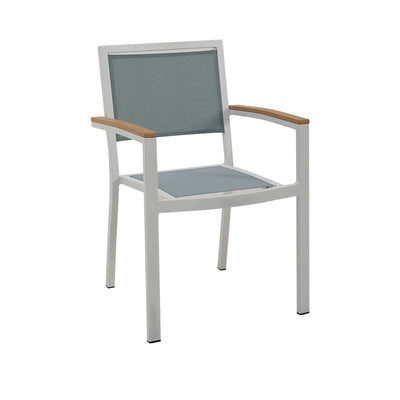Outdoor Leisure Table And Chair Combination Outdoor Chair Cafe Courtyard Terrace Garden Plastic Wood Table And Chair Teslin Cloth Chair
