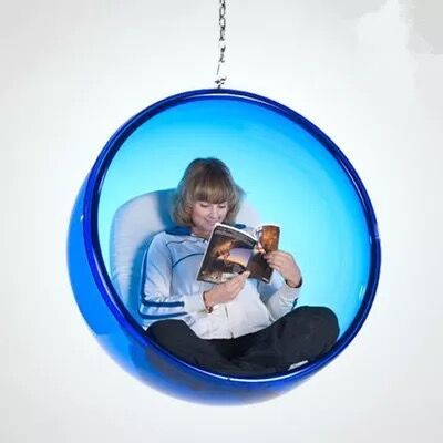 Hanging Ball Transparent Bubble Chair Hemispherical Chair Hanging Chair Acrylic Hanging Basket Bird's Nest Swing Hanging Ball Glass Chair
