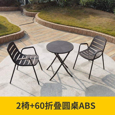 Outdoor Teng Chair Table And Chair Balcony Chair Rattan Chair Tea Table Three Piece Set Of Terrace Furniture Rattan Leisure Chair Garden Furniture