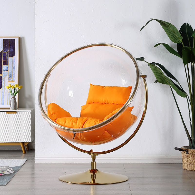Hanging Ball Transparent Bubble Chair Hemispherical Chair Hanging Chair Acrylic Hanging Basket Bird's Nest Swing Hanging Ball Glass Chair