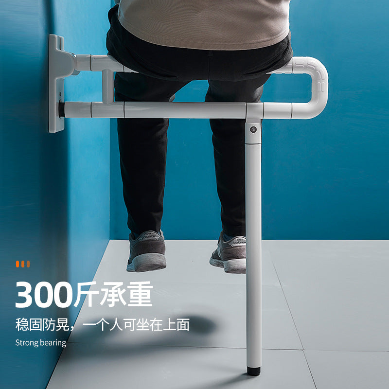 Toilet handrail, elderly, disabled, assisted toilet, bathroom, safety, barrier free toilet, toilet rail