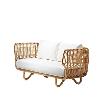 Rattan Sofa Outdoor Garden Southeast Asian Style Rattan Balcony Small Tea Table Indoor Courtyard Outdoor Furniture Combination