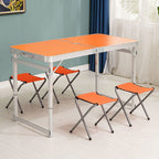 Outdoor Folding Table Stall Push Table Portable Square Dormitory Small Table Aluminum Alloy Portable Exhibition Table