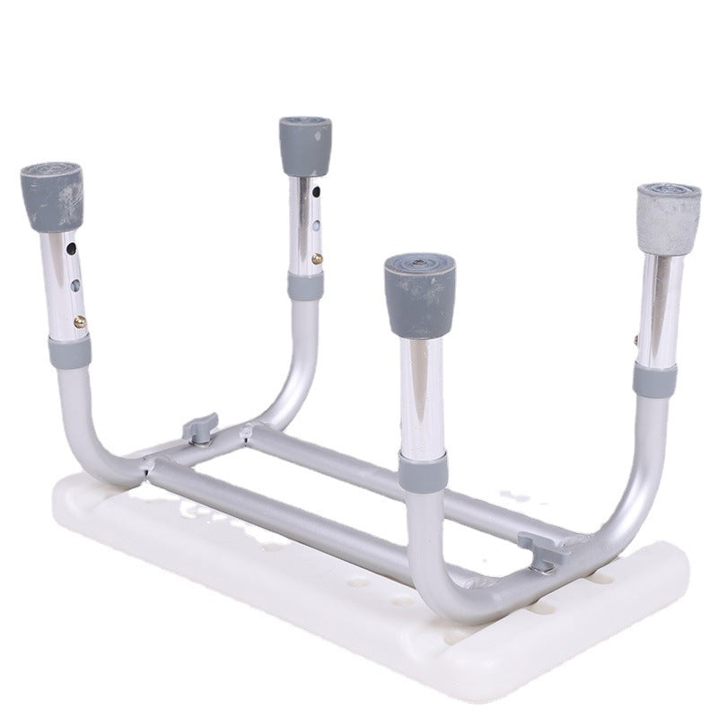 Household stool Foldable bathroom Aluminum alloy step stool Bath stool Shower anti-skid stool