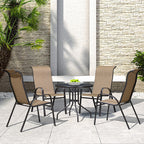 Outdoor Tables And Chairs Courtyard Outdoor Seats Garden Leisure Furniture Outdoor Balcony Teslin Waterproof External Swing Armchair