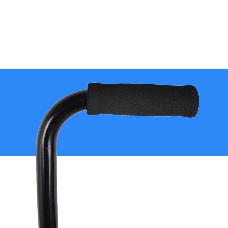 Curved handle elderly crutches for middle-aged and elderly people bow handle aluminum alloy crutches for elderly people