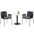Balcony Table And Chair Villa Outdoor Leisure Rattan Table And Chair Pastoral Modern Rattan Chair Hotel Outdoor Rattan Tea Table And Chair