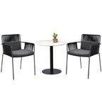 Balcony Table And Chair Villa Outdoor Leisure Rattan Table And Chair Pastoral Modern Rattan Chair Hotel Outdoor Rattan Tea Table And Chair