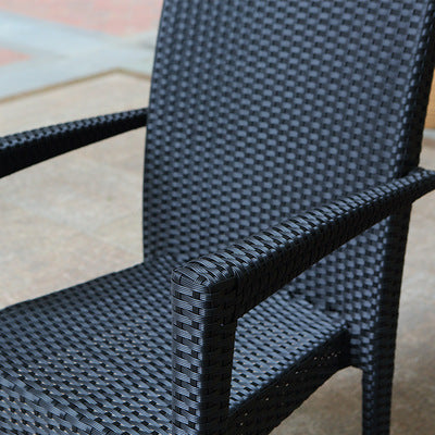 Rattan Chair Outdoor Table And Chair Combination Leisure Furniture Balcony Rattan Woven Outdoor Courtyard Seat Outdoor Five Piece Suit