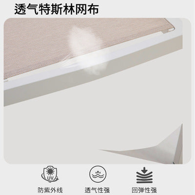 Outdoor Leisure Table And Chair Combination Outdoor Chair Cafe Courtyard Terrace Garden Plastic Wood Table And Chair Teslin Cloth Chair