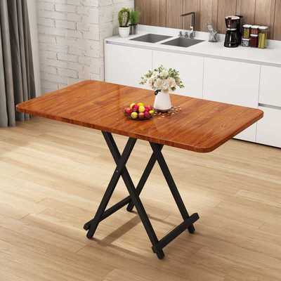 Folding Table Household Dining Table Simple Small Square Table 4-person Table Small Family Portable Outdoor Stall Balcony Table
