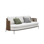 Design Nordic Outdoor Sofa Balcony Courtyard Hotel Lobby Club Rattan Sofa Combination