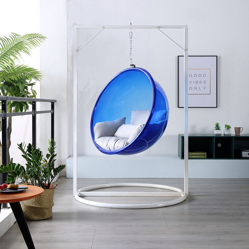 Hanging Ball Transparent Bubble Chair Hemispherical Chair Hanging Chair Acrylic Hanging Basket Bird's Nest Swing Hanging Ball Glass Chair
