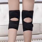Knee protector, warm men and women, old people, thickened plush paint cover, gluing, double-layer composite cashmere like Velcro