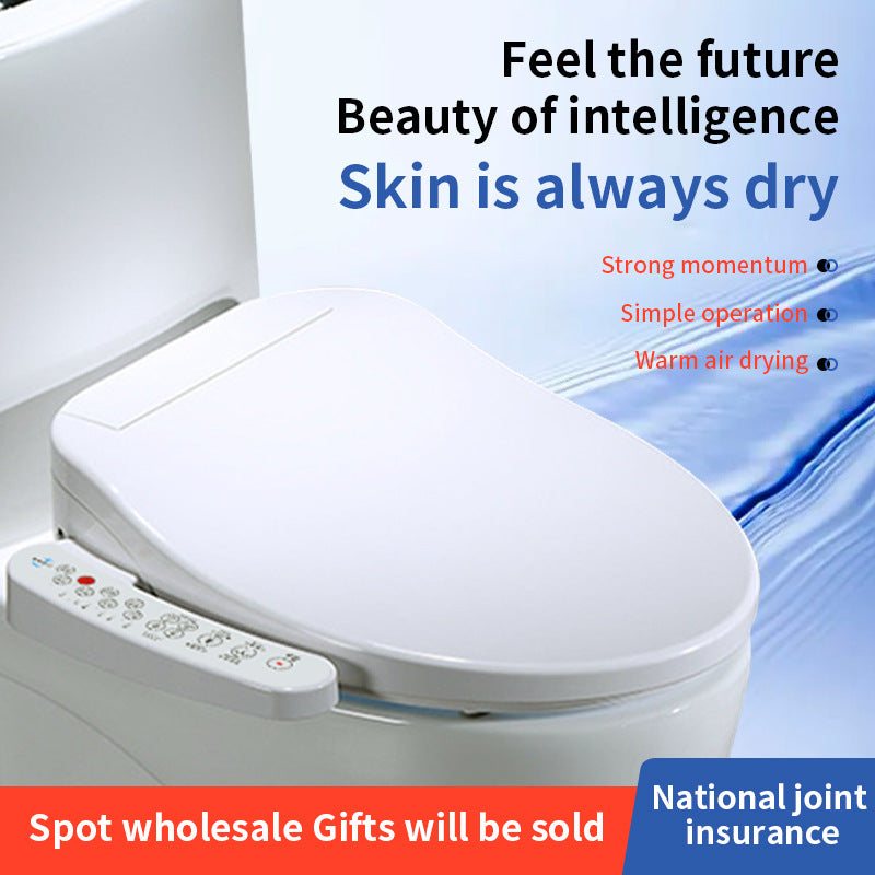 Intelligent toilet cover Fully automatic household integrated ceramic voice sterilization toilet without water pressure limit