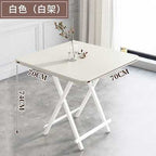 Folding Table Household Dining Table Simple Small Square Table 4-person Table Small Family Portable Outdoor Stall Balcony Table