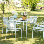 Outdoor Leisure Iron Tables And Chairs Simple Balcony Open-air Dining Table Milk Tea Shop Coffee Shop Courtyard Tables And Chairs Combination