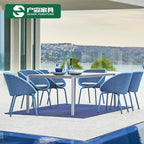 Simple Leisure Garden Rattan Chair Tea Table Furniture Outdoor Balcony Tables And Chairs Round Rattan Nordic Courtyard Outdoor Combination