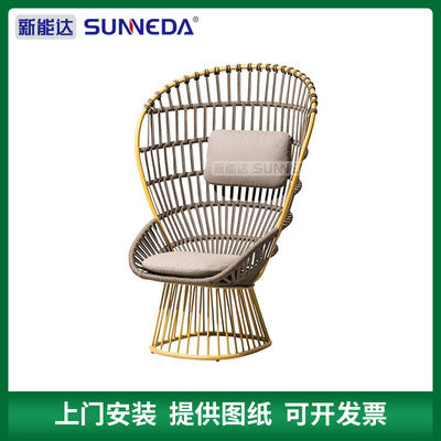 Outdoor Tables And Chairs Complete Set Of Aluminum Alloy Tables And Chairs Courtyard Terrace Outdoor Furniture Leisure Round Table Sofa High Back Chair Combination