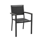 Outdoor Leisure Table And Chair Combination Outdoor Chair Cafe Courtyard Terrace Garden Plastic Wood Table And Chair Teslin Cloth Chair