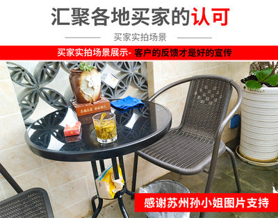 Rattan Chair Outdoor Furniture Balcony Tables And Chairs Rattan Furniture Outdoor Tables And Chairs Teng Chair Outdoor Rattan Chair Teng Chair Leisure Outdoor