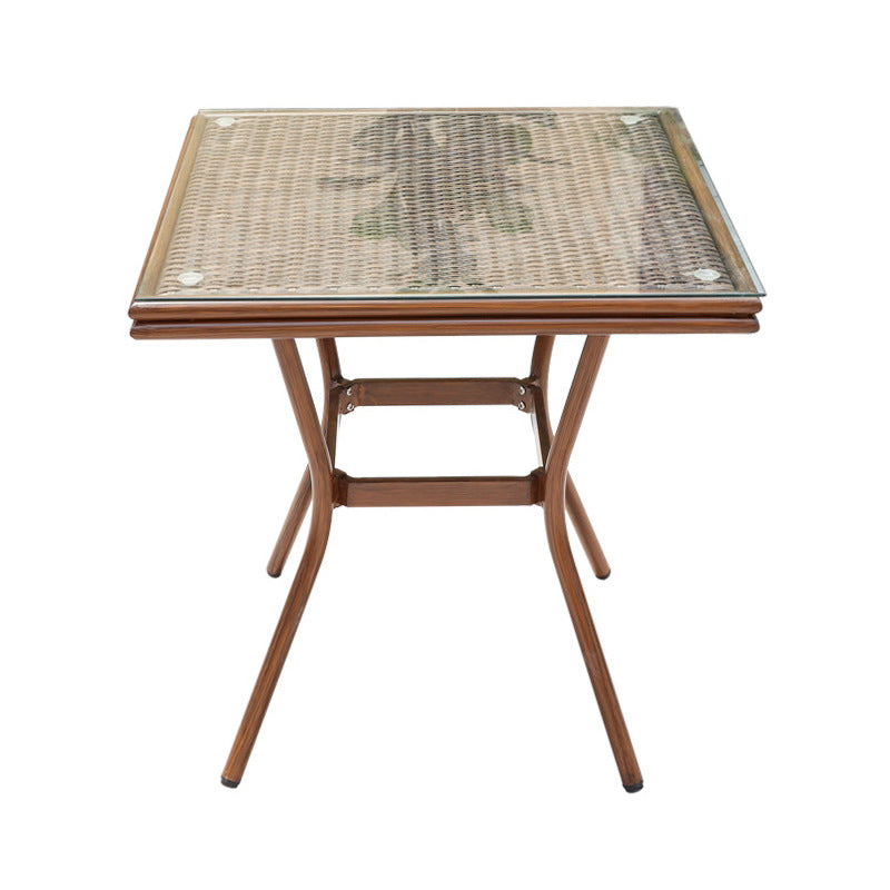 Outdoor Rattan Chair Balcony Table And Chair Set